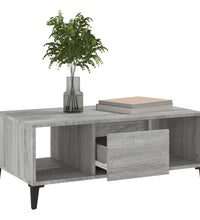 Couchtisch Grau Sonoma 90x50x36,5 cm Holzwerkstoff
