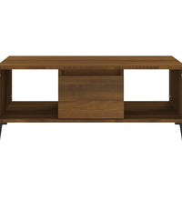 Couchtisch Braun Eichen-Optik 90x50x36,5 cm Holzwerkstoff