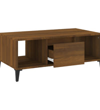 Couchtisch Braun Eichen-Optik 90x50x36,5 cm Holzwerkstoff