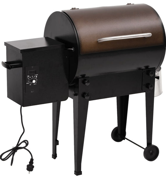 Pelletgrill Schwarz 94 cm Eisen