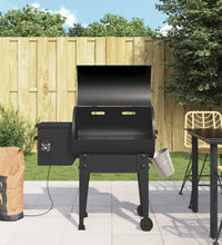 Pelletgrill Schwarz 94 cm Eisen