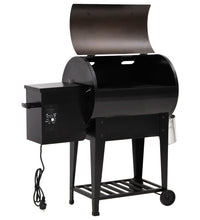 Pelletgrill mit Ablage Schwarz 94 cm Eisen