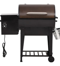 Pelletgrill mit Ablage Schwarz 94 cm Eisen