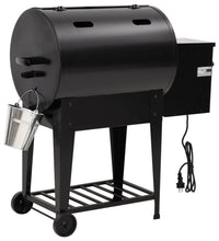 Pelletgrill mit Ablage Schwarz 94 cm Eisen