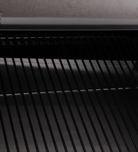 Pelletgrill mit Ablage Schwarz 94 cm Eisen