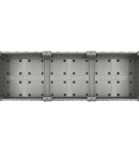 Hochbeet 120x40x23 cm Polypropylen