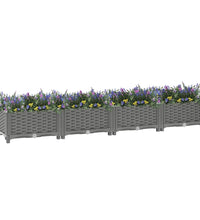 Hochbeet 160x40x23 cm Polypropylen
