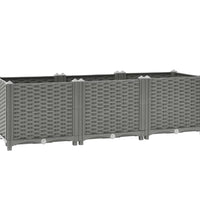 Hochbeet 120x40x38 cm Polypropylen