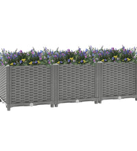 Hochbeet 120x40x38 cm Polypropylen