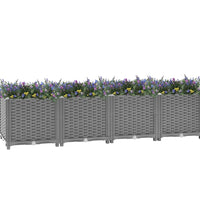 Hochbeet 160x40x38 cm Polypropylen