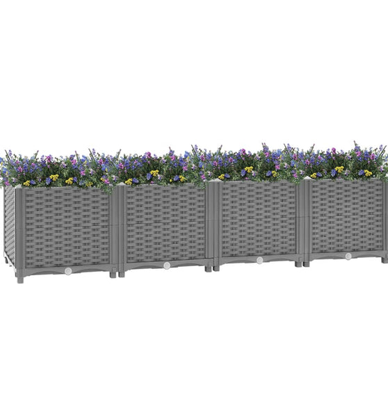 Hochbeet 160x40x38 cm Polypropylen