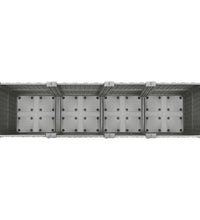Hochbeet 160x40x38 cm Polypropylen