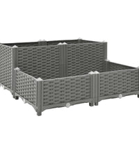 Hochbeet 80x80x38 cm Polypropylen