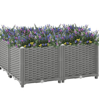 Hochbeet 80x80x38 cm Polypropylen