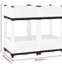 Hochbeet 80x40x71 cm Polypropylen