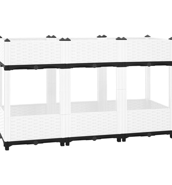 Hochbeet 120x40x71 cm Polypropylen