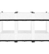 Hochbeet 120x40x71 cm Polypropylen