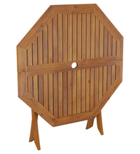 Klappbarer Gartentisch 90x75 cm Massivholz Akazie