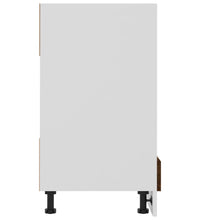 Herdumbauschrank Räuchereiche 60x46x81,5 cm Holzwerkstoff