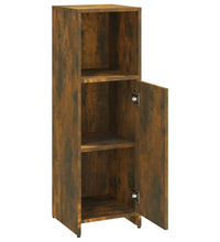 Badschrank Räuchereiche 30x30x95 cm Holzwerkstoff