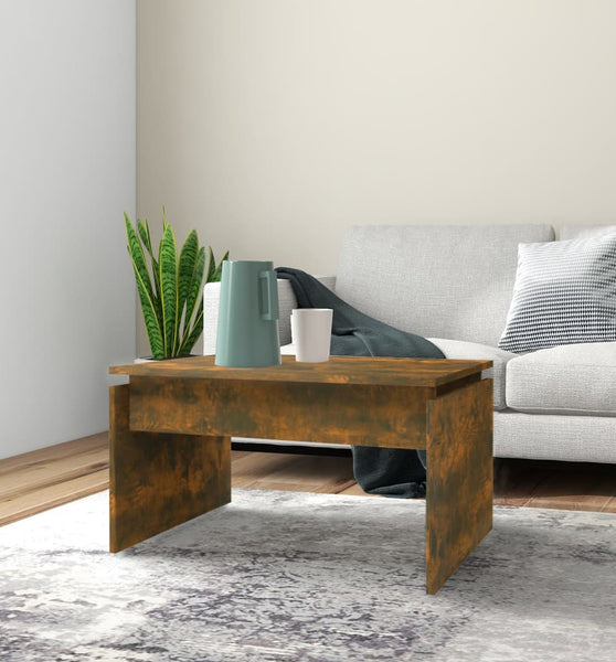 Couchtisch Räuchereiche 68x50x38 cm Holzwerkstoff