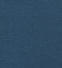 Sitzbank Blau 100x64x80 cm Stoff