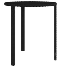 Beistelltische 3 Stk. Schwarz Poly Rattan