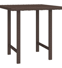 Beistelltische 3 Stk. Braun Poly Rattan