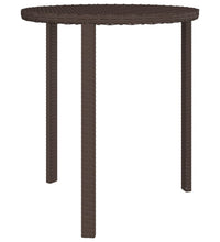 Beistelltische 3 Stk. Braun Poly Rattan