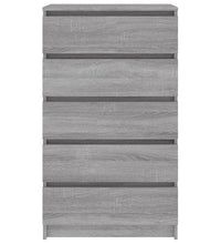 Schubladenschrank Grau Sonoma 60x36x103 cm Holzwerkstoff