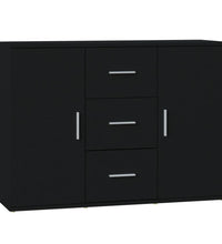 Sideboard Schwarz 91x29,5x65 cm Holzwerkstoff