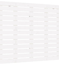 Wand-Kopfteil Weiß 106x3x91,5 cm Massivholz Kiefer
