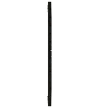 Wand-Kopfteil Schwarz 106x3x91,5 cm Massivholz Kiefer