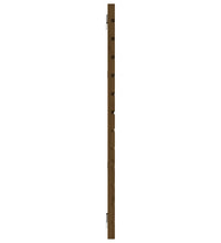 Wand-Kopfteil Honigbraun 206x3x91,5 cm Massivholz Kiefer