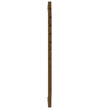 Wand-Kopfteil Honigbraun 96x3x91,5 cm Massivholz Kiefer