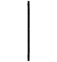 Wand-Kopfteil Schwarz 96x3x91,5 cm Massivholz Kiefer