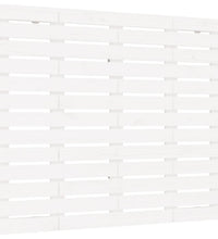 Wand-Kopfteil Weiß 146x3x91,5 cm Massivholz Kiefer