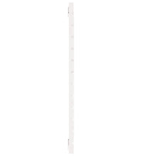 Wand-Kopfteil Weiß 146x3x91,5 cm Massivholz Kiefer