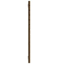 Wand-Kopfteil Honigbraun 166x3x91,5 cm Massivholz Kiefer
