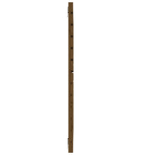 Wand-Kopfteil Honigbraun 141x3x91,5 cm Massivholz Kiefer