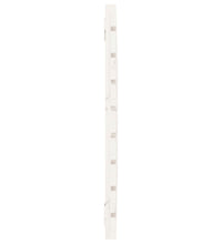 Wand-Kopfteil Weiß 106x3x63 cm Massivholz Kiefer