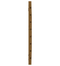 Wand-Kopfteil Honigbraun 106x3x63 cm Massivholz Kiefer