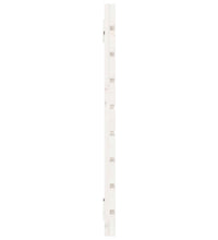 Wand-Kopfteil Weiß 126x3x63 cm Massivholz Kiefer