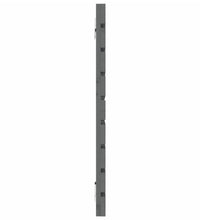 Wand-Kopfteil Grau 146x3x63 cm Massivholz Kiefer