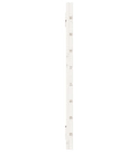 Wand-Kopfteil Weiß 156x3x63 cm Massivholz Kiefer