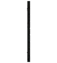 Wand-Kopfteil Schwarz 156x3x63 cm Massivholz Kiefer