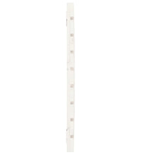 Wand-Kopfteil Weiß 81x3x63 cm Massivholz Kiefer