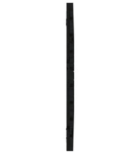 Wand-Kopfteil Schwarz 81x3x63 cm Massivholz Kiefer