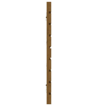 Wand-Kopfteil Honigbraun 166x3x63 cm Massivholz Kiefer