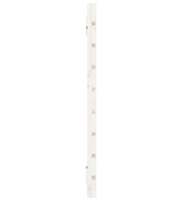 Wand-Kopfteil Weiß 141x3x63 cm Massivholz Kiefer